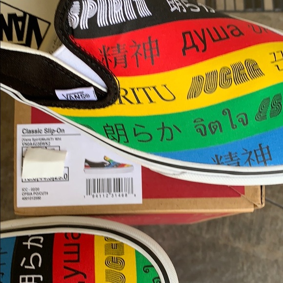 ••VANS CLASSIC SLIP-ON VANS SPIRIT MULTI/TRWHT Men - Picture 12 of 16